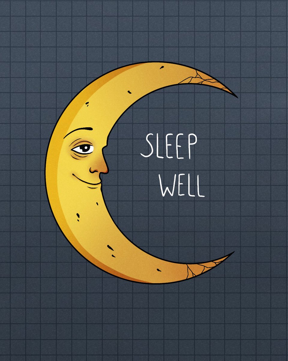 aureolinn's tweet photo. mighty moon friend wishing you a peaceful night🌛 #art #procreate #drawing #illustration #sketch #doodle https://t.co/u7GenjQErw