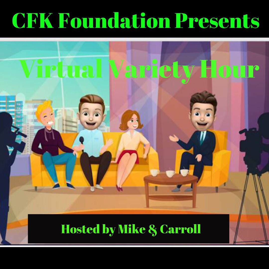Remember the Virtual Variety Hour is tonight from 7-9pm! Use the link in our bio to register and join! Feel free to comment if you have any questions!
Meeting ID: 925 0253 5544
Passcode: 516404
#nonprofit #foundation #zoom #varietyhour #cfkfoundation #hockey #nhl #sports https://t.co/HX45dT2OzW