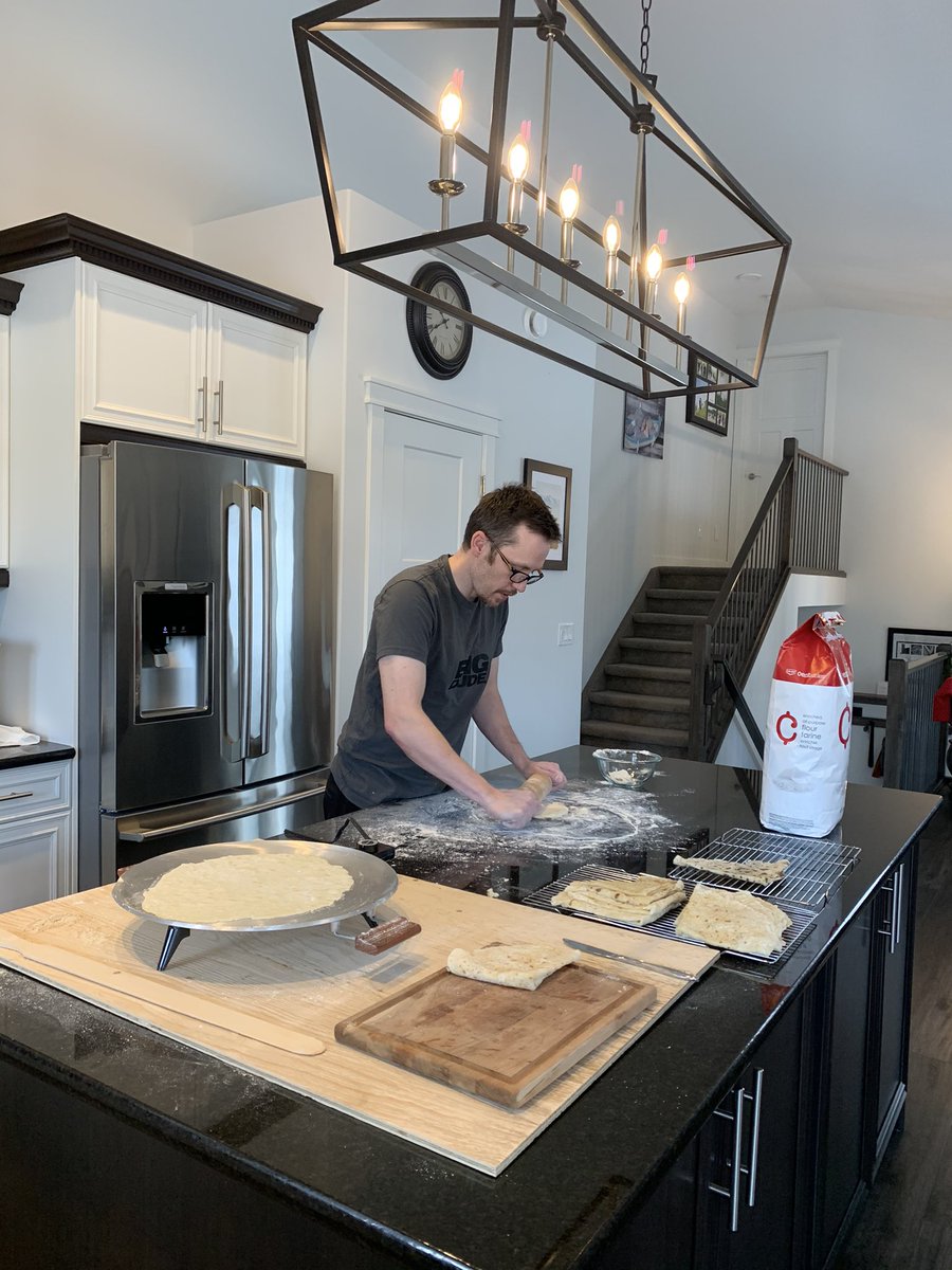 breannetidemann's tweet image. Lefse making day at our house! #MarriedToANorwegian #Lefse #yum