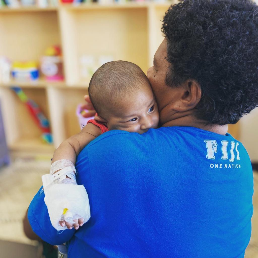 When we have each other, we have everything ❤️ 

2 month old Solomone Qolodua &amp; his grandmother, Alumita, love spending quality time together at the Ronald McDonald Family Room in Fiji while his mom takes a break. 

#KeepingFamiliesClose