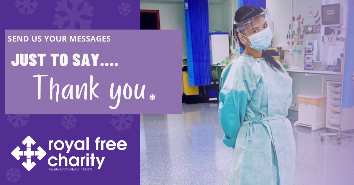 This is going to be the most challenging winter staff at <a href="/RoyalFreeNHS/">Royal Free London</a> have ever faced, but your messages of support can give our heroes the boost they need to help get them through.

Help us show our appreciation to those on the frontline here bit.ly/3kVfRxi