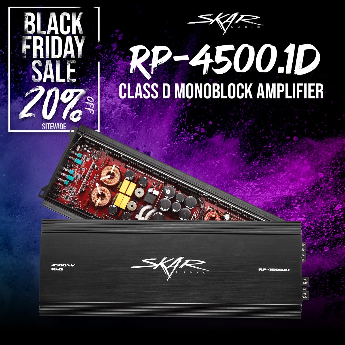 🚨 Take 20% off the Skar Audio RP-4500.1D as well as all RP Series Amplifiers during our biggest Black Friday Sale! Click the link in our ...