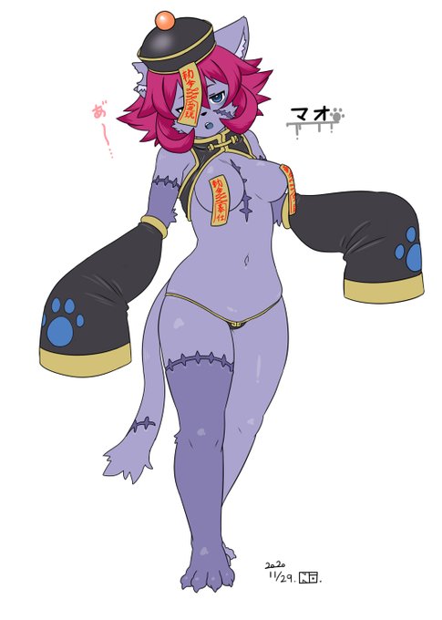 何気ない落書きが思いのほか可愛くなって本気でキャラとして作っちゃいました。キョンシーのマオちゃんです!
普通よりは反応は薄いですがちゃんと感じて、喘いだりもします。スケベフリーリーなのでよろしくね!
犯し・犯され大歓迎!2枚目は札無し差分。 