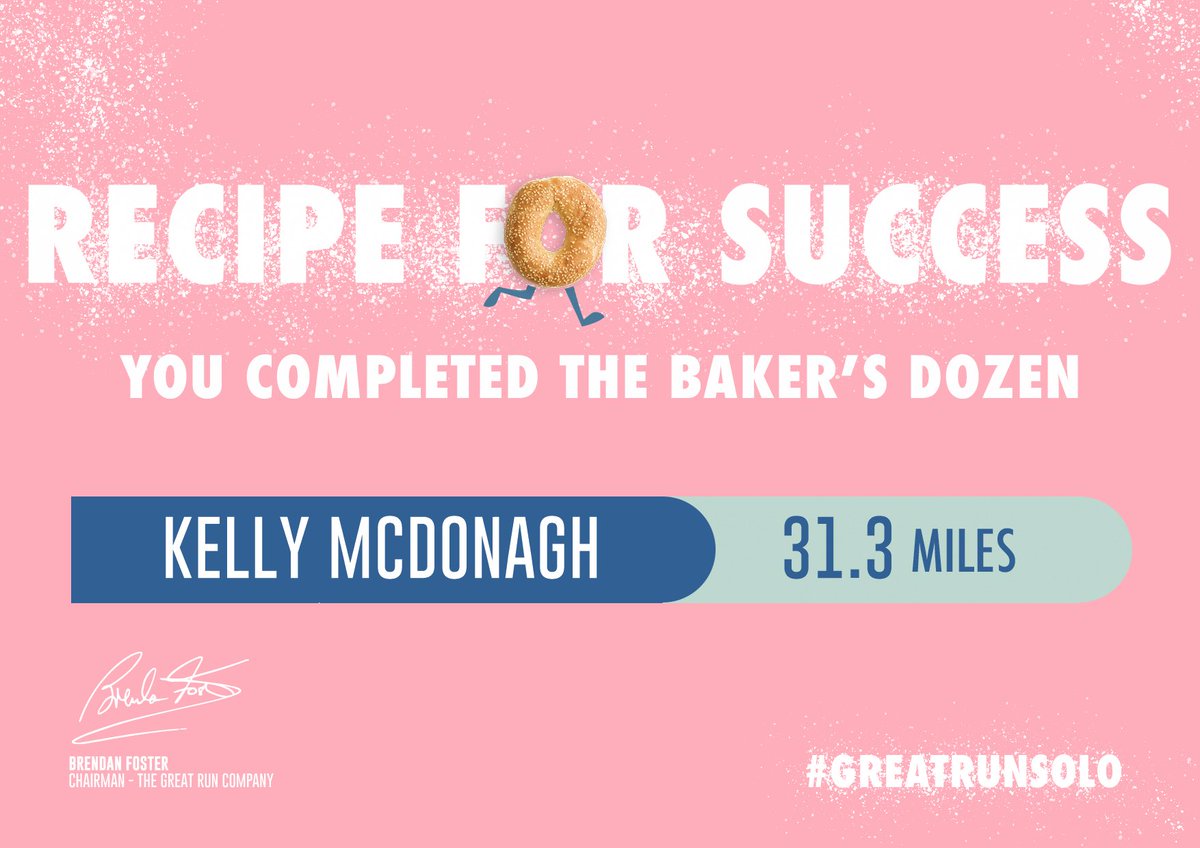 MissKMcD's tweet photo. Thank you @Great_Run this was tricky to do due to having to self isolate but I’ve done it! And I now look forward to receiving my latest bit of running bling 🏅 #nicember #teacher5aday #exercise https://t.co/RG7EHllzl4