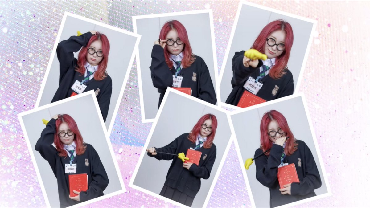  #CHAEYEON wearing glassesa thread;