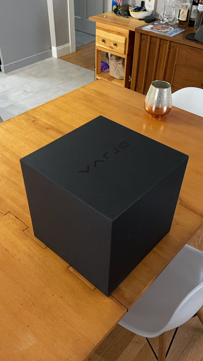 williamsullivan's tweet photo. It has arrived! @varjodotcom #VR2PRO #VR Let’s see if this really is hands down the best VR headset for professionals :P (CC: any other Varjo devs with fav Unity plugins I should snag?) https://t.co/kHKzUdesC4