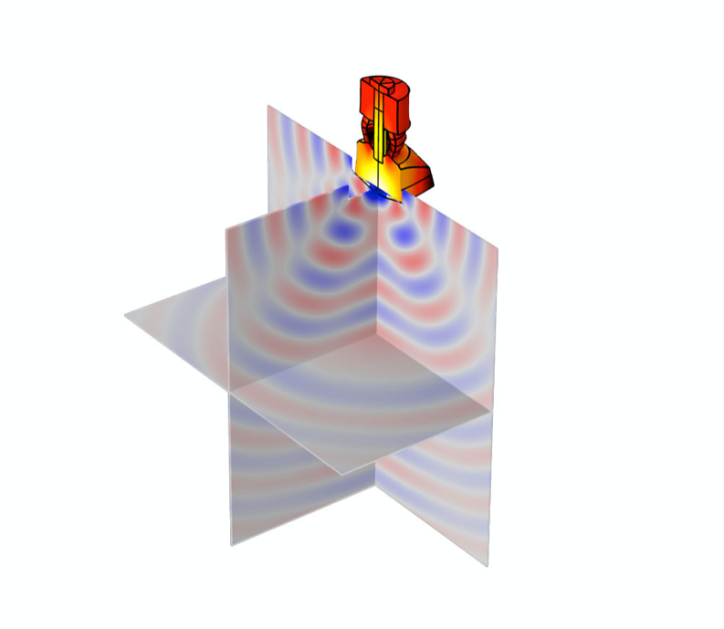 COMSOL_Inc's tweet photo. You can now efficiently model finite-amplitude high sound-pressure-level nonlinear waves in fluids using the Acoustics Module.
Get a comprehensive overview of the acoustics updates in COMSOL® version 5.6 here: https://t.co/cI2fGNymDz #AcousticsSimulation https://t.co/amMHp1xYyr