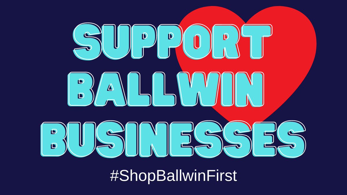 CityofBallwinMO's tweet photo. This #SmallBusinessSaturday, we ask you to continue supporting our Ballwin businesses however you can... whether online, in person, or curbside!
& remember to #ShopLocal and #ShopBallwinFirst all season long! https://t.co/ypbTGlbSvT