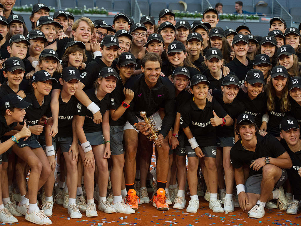 Rafa and ballkids