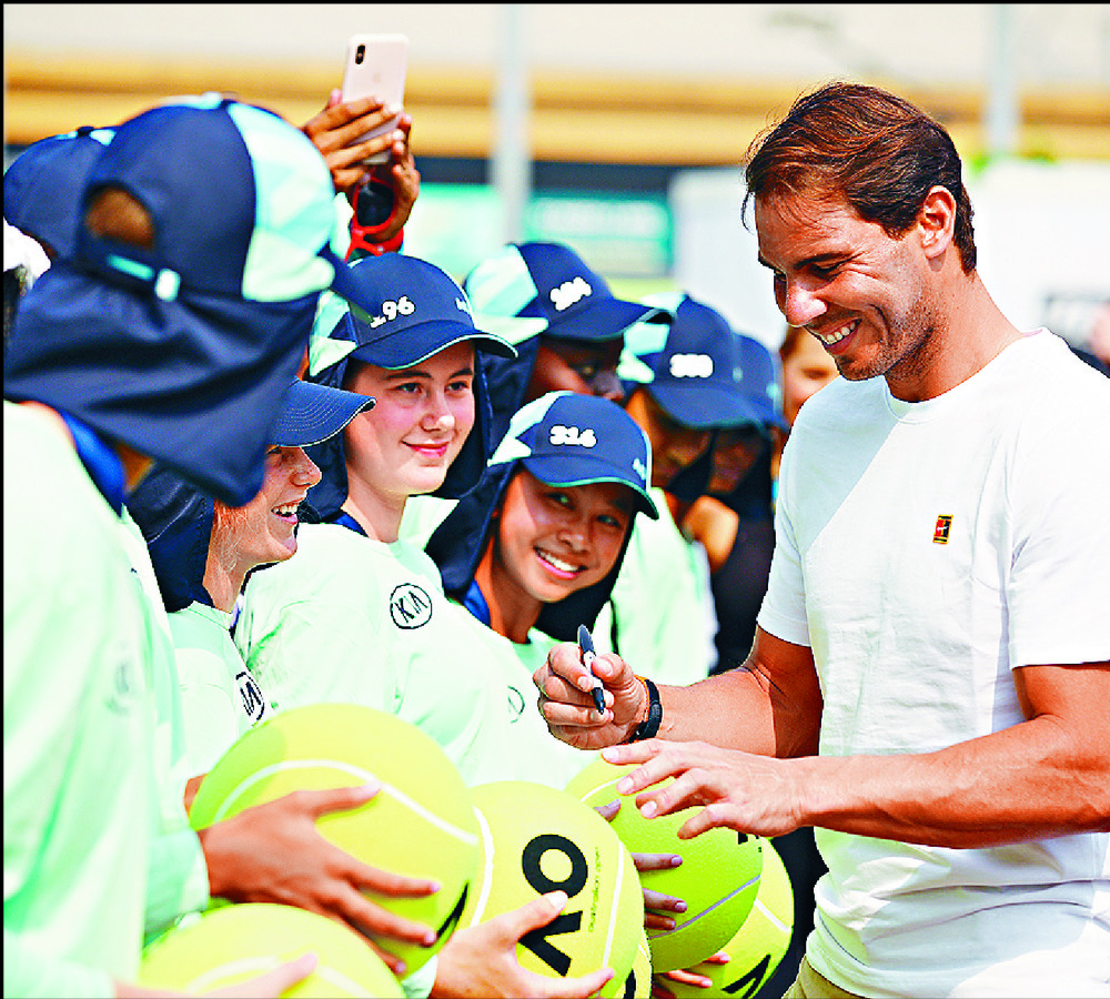 Rafa and ballkids