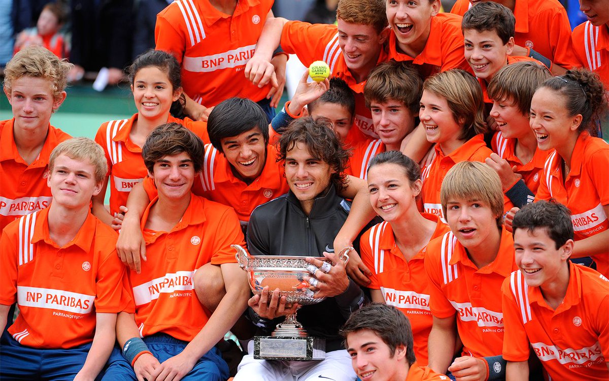 Rafa and ballkids