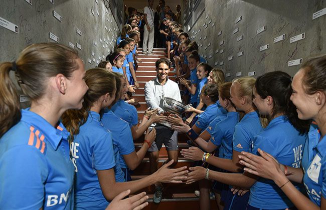 Rafa and ballkids