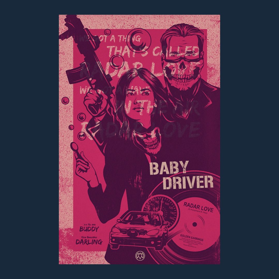 PaybackPenguin's tweet photo. The moment you catch feelings is the moment you catch a bullet.
.
.
.
@JonHammOnline @eizamusica #buddy #darling #babydriver #carchase #art #posteralt #posterart #inkdrawing #vector #adobe #adobeillustrator #goldenearings #radarlove #badguyart #doubleprint #duoprint #print https://t.co/IYjp32CHjc