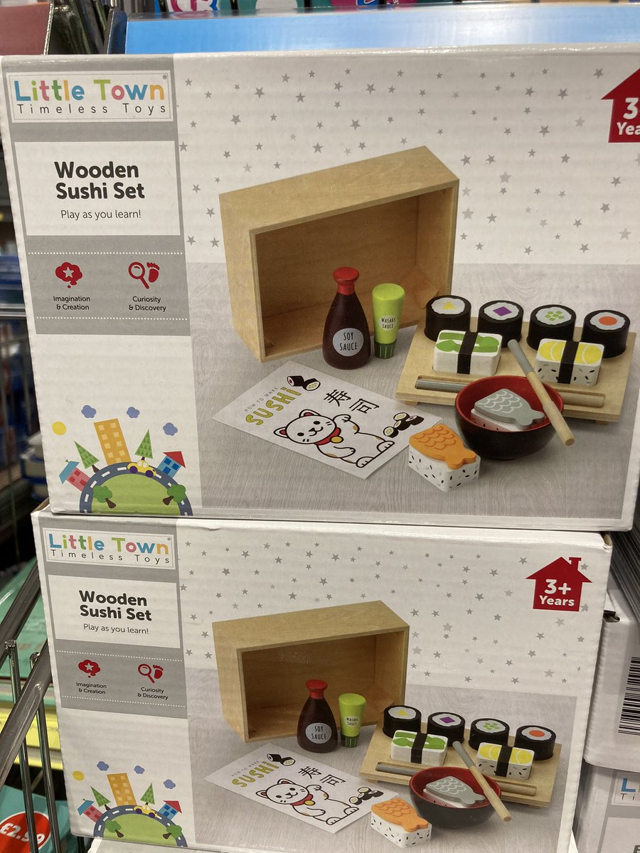 lippett_mark's tweet photo. Children’s toys have come on a bit ! #FondueSet #Sushi #AisleofDreams #Aldi 😊 https://t.co/QqKST5evQw