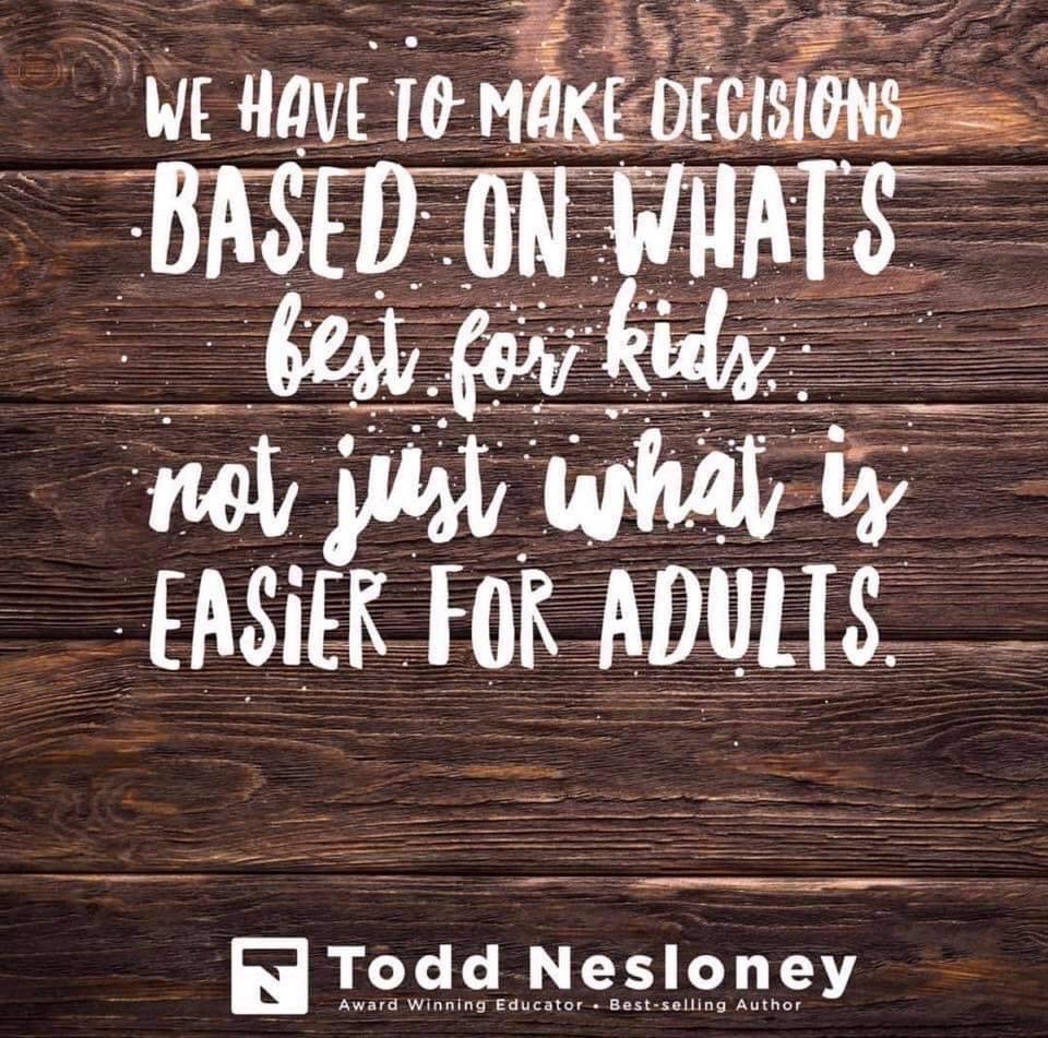 Great words by @TechNinjaTodd #teachertwitter