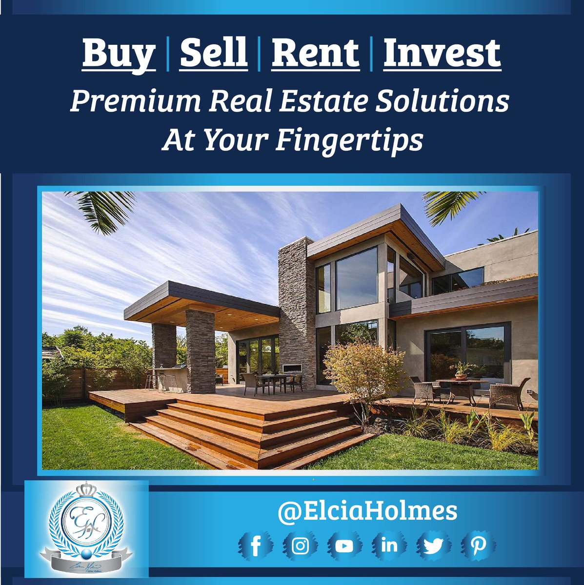 ElciaHolmes's tweet photo. Know someone seeking to buy, sell, rent, or invest?
Elcia &amp; her team of real estate solution providers are at your service!
#ElciaHolmes #ElciaBuysHouses #ElciaProvidesSolutions #TheSolutionPro #TheSolutionProvider #TheUltimateSolutionProvider #Douglasville #DouglasCounty https://t.co/T8MiO7G8x5