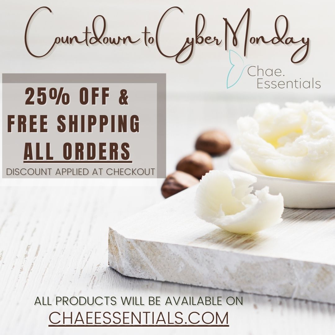 ChaeEssentials's tweet image. Get excited, we are giving 25% OFF AND FREE SHIPPING on all orders this CYBER MONDAY! 

#CyberMonday #ItsEssential #BlackFriday #2020 #Free #Shipping #Hair #Braids #Natural #Sale