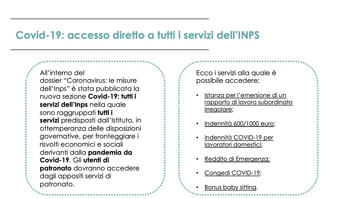 teamlab10's tweet photo. Il sito dell'Istituto Nazionale di Previdenza Sociale ha facilitato l'accesso ai suoi servizi sul Covid-19👇🧐
#studentiSapienza
#StudentiCoris 
#SMM20
#PAsocial 
#communication 
#Digital 
@palagab @CorisSapienza https://t.co/9bn5Aw7prb
