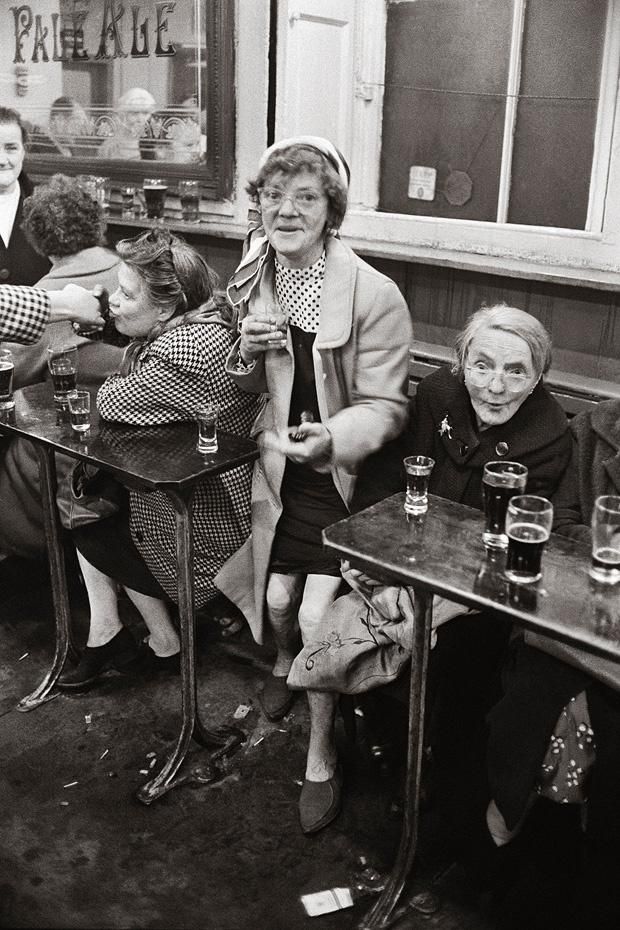 "Snug as a bug in here, Ron. Mind you, don't like the look of that lot. How about we get down the Palais? It's open now and we might strike it lucky, you never know.""I'll keep you company for an hour Tubby, but I'm a married man. I've got to be on that last bus."