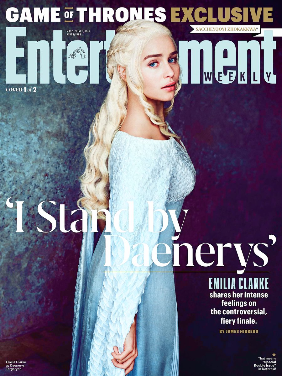 eclarkenetwork's tweet photo. emilia clarke for entertainment weekly (2019) https://t.co/cnRvj3kheH