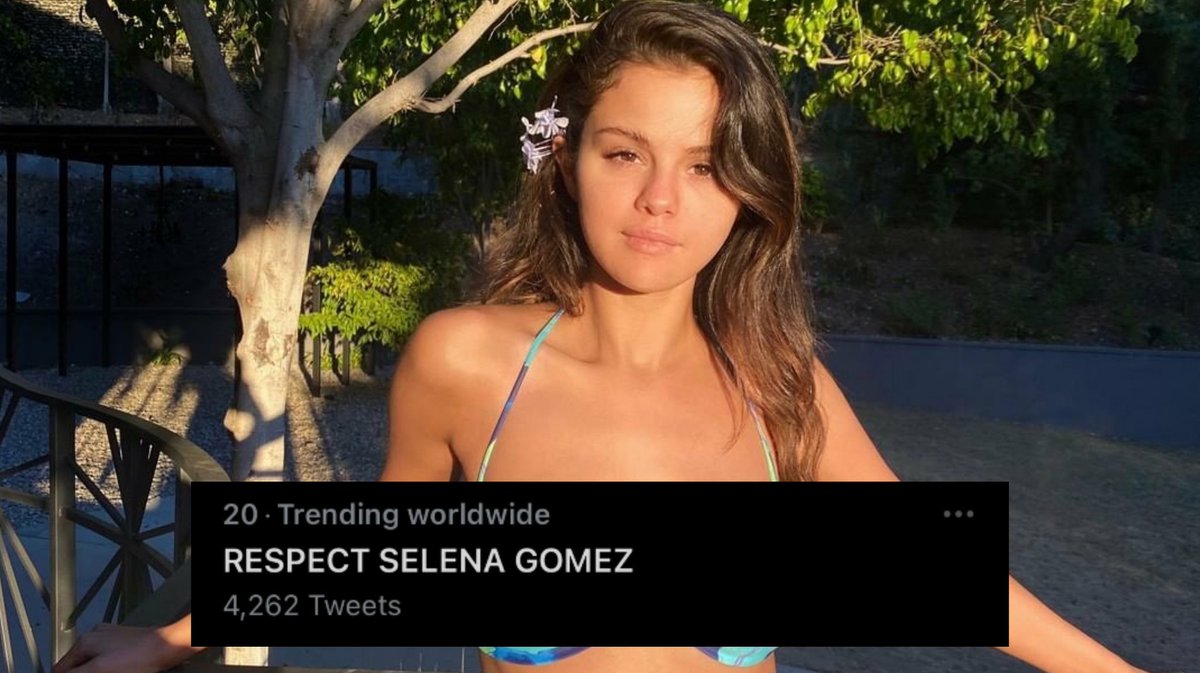 SELENAT0RSARMY's tweet photo. “RESPECT SELENA GOMEZ” es tendencia mundial en Twitter. https://t.co/TG2VOcTAKl