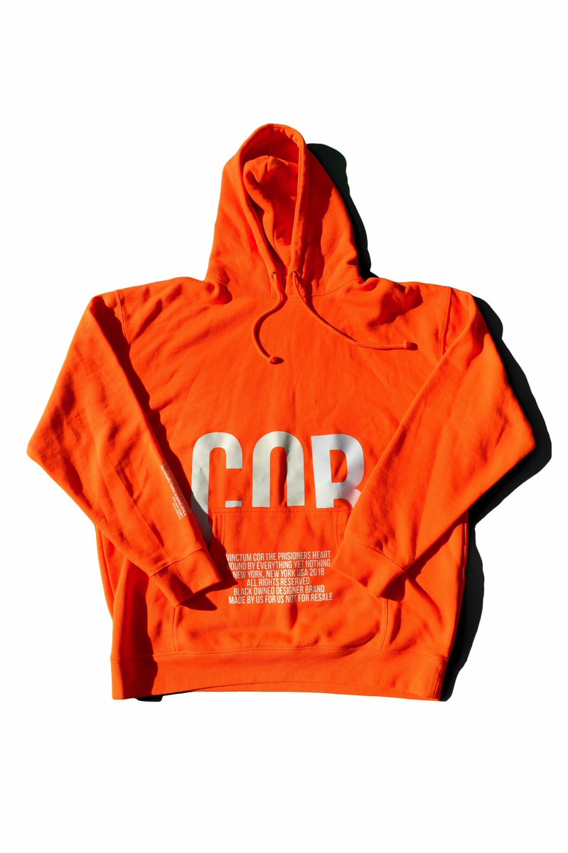ChronicPE_'s tweet photo. Safety Orange COR Hoodie. 

Available 2pm est. online at https://t.co/9fSkhpO2Fo https://t.co/MNuGuKJTPi