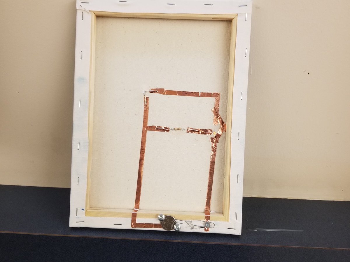 lattajayne1's tweet photo. Kamloops School of the Arts’ students took an arts-integrated approach to learning about electrical circuits by painting individual canvases and designing circuits to light them up last week! #sd73 #sd73share #artseducation https://t.co/TX7F7QcwnB