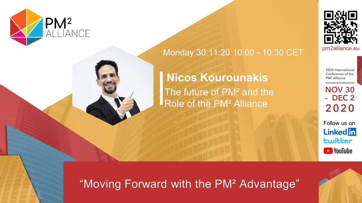 PM2Alliance's tweet photo. Counting down the hours until the PM² Alliance 2020 Conference. The President of the PM² Alliance, Mr @nkouroun will deliver a keynote speech on the future of PM² and the Role of the PM² Alliance.
🗓 30/11/2020🕧10:00- 10:30
#pm2 #pm2alliance #openpm2 #projectmanagement https://t.co/84o6ejUcEO