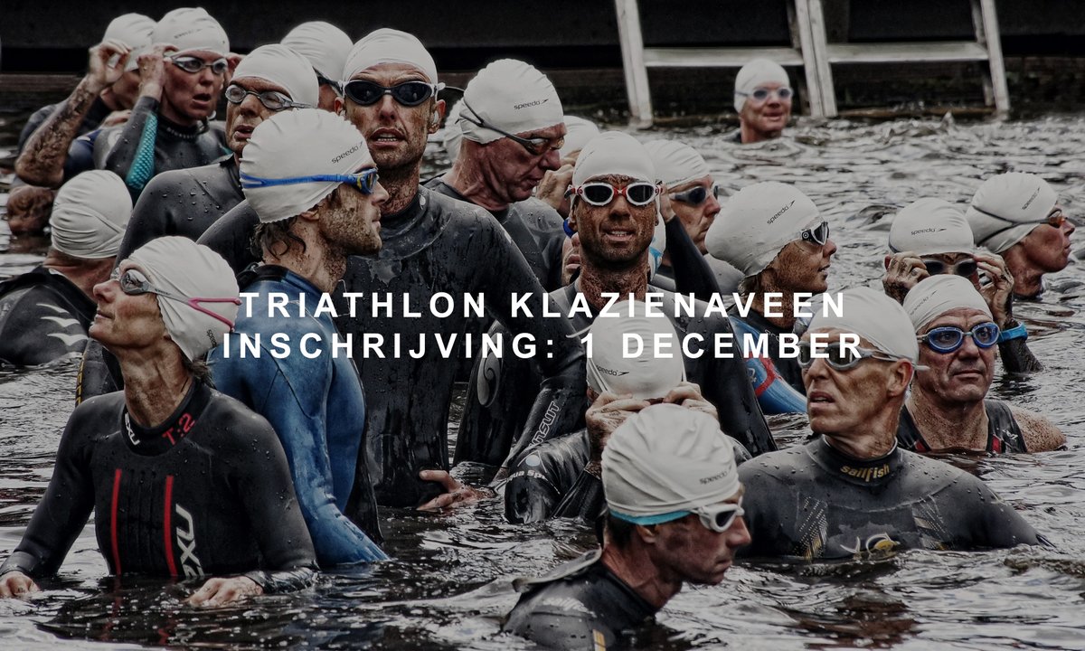Aankondiging: Op 1 december opent de inschrijving voor Triathlon Klazienaveen! Wil jij zeker zijn voor een inschrijfplaats? Meld je dan vanaf 1 december aan via onze website.

triathlonklazienaveen.nl