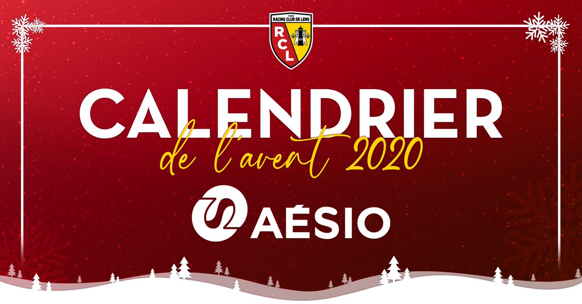 RCLens's tweet photo. #CalendrierDeLavent 🎁

En attendant Noël, notre partenaire @GroupeAesio vous propose un Calendrier de l’Avent exceptionnel !
Au programme, surprises et cadeaux à gagner chaque jour sur l’application RC Lens… et ça commence demain !
Restez connectés 👀

#AppliRCLens #rclens https://t.co/EqCtLm2IgD