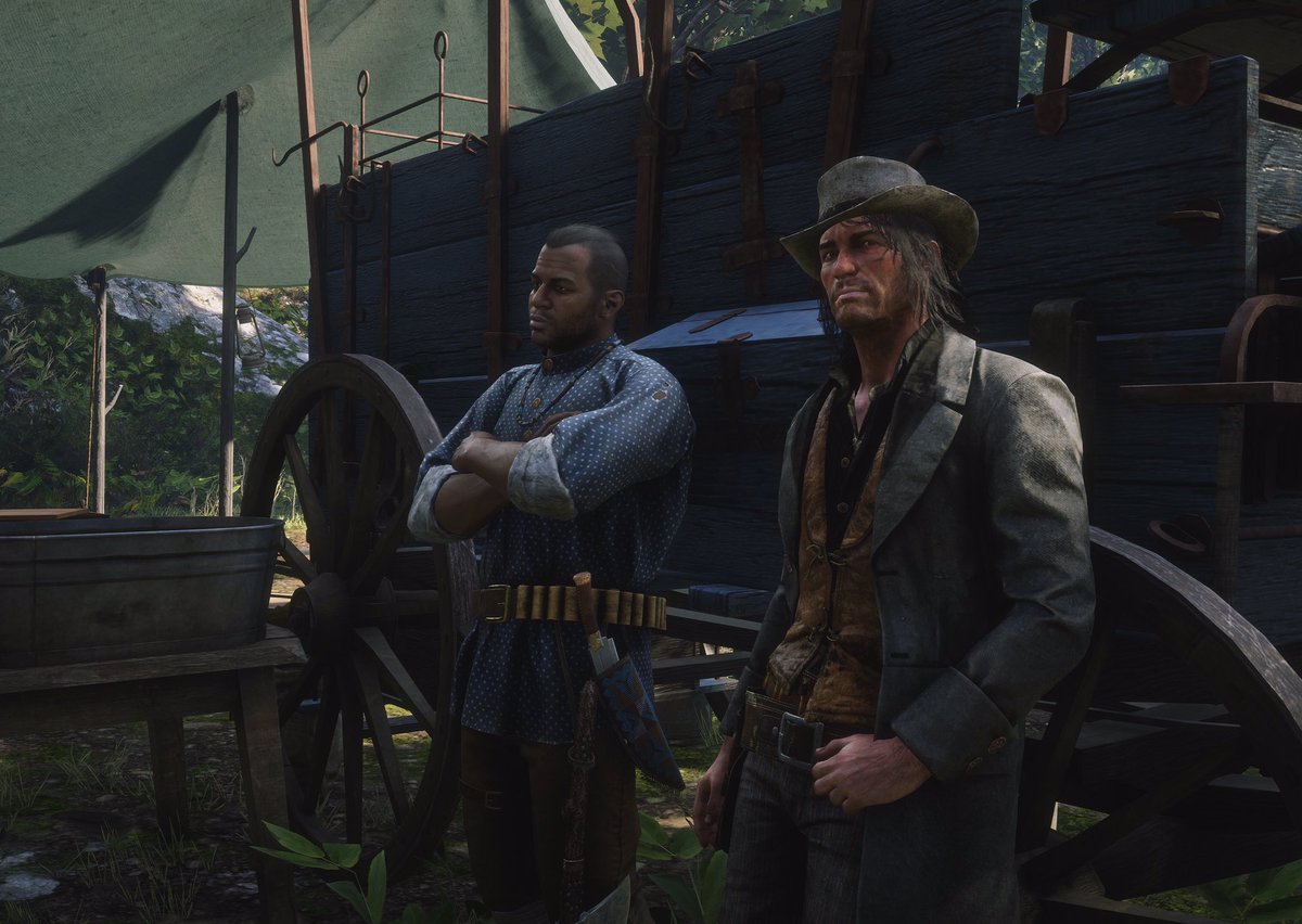 Charles and John at Beaver Hollow. 
,
#RedDeadRedemption #RedDeadRedemption2 #JohnMarston #CharlesSmith