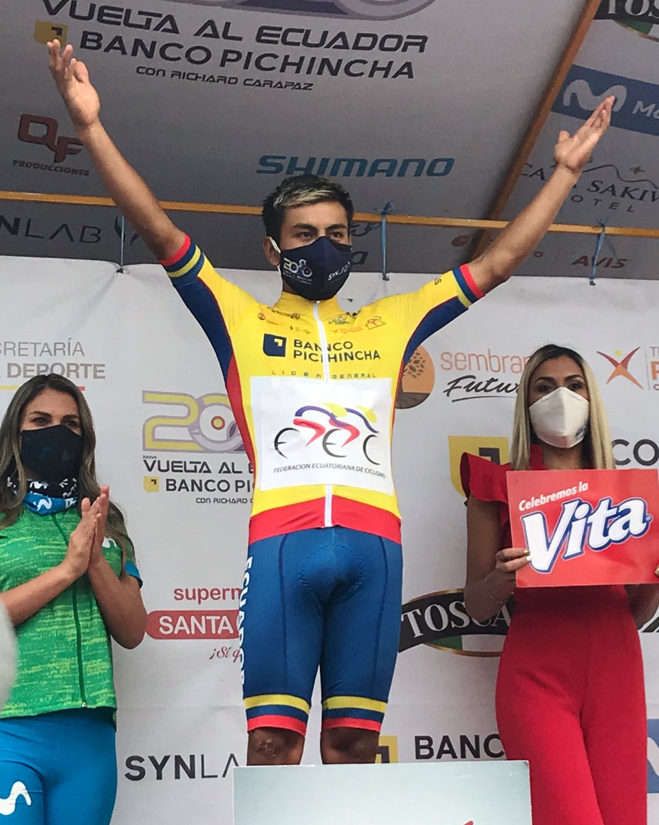 Yiacosan's tweet photo. #VCE2020
Gracias Campeones‼️
Jóvenes talentos Sub 23, que han representado al 🇪🇨, luciendo con hidalguía y calidad el jersey tricolor, siendo protagonistas en cada etapa 
#FuerzaSantiago

@santim0ntenegr0
@StevenHaro5 
@richardhuera425 
@benjaminth977 
@JoeFC11 
#JordanRodriguez https://t.co/0UNO7VKU9X