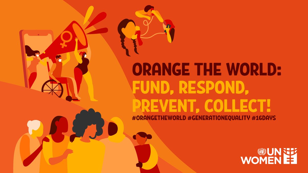 WEEGlobalLive's tweet photo. Since the outbreak of #COVID19, there has been a spike in reports of violence against women. #16Days of Activism against Gender-Based Violence is an opportunity to make a difference for the better. Every one of us has a role to play. #orangetheworld https://t.co/TyyFaH41T2 https://t.co/kaMpkKsSyE