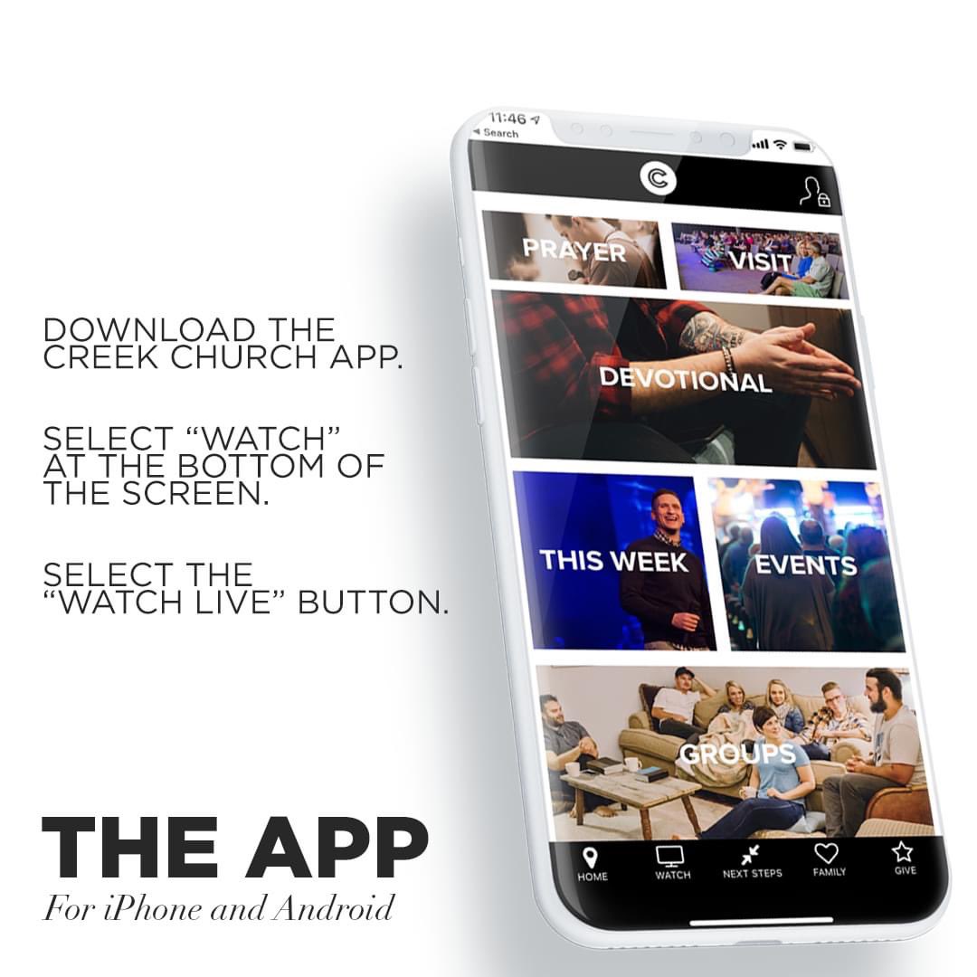 thecreekKY's tweet photo. Tomorrow is our favorite day of the week, and there are so many ways to watch! So join us on at https://t.co/zVE1fU52Lq or our Facebook livestream on your phone, computer, iPad, or TV. Invite your friends and family to be a part of The Creek Online with you! https://t.co/2k86KKf5J4