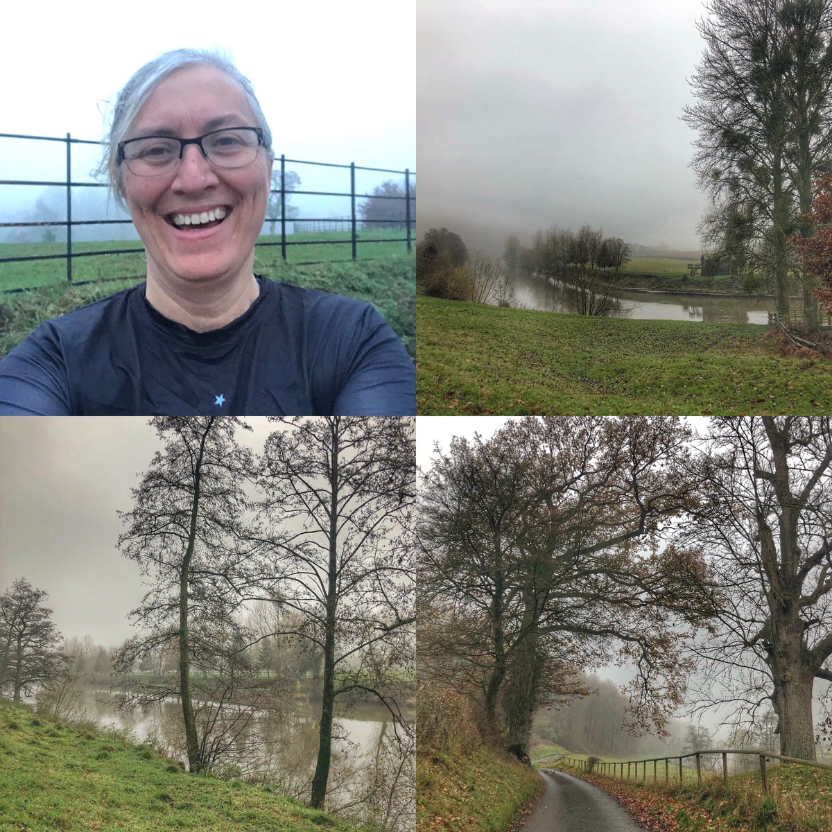 selwine's tweet image. Gloomy out today but dragged myself out for a 10k in the mist for #50shadesoftarmac @Twittachallenge. My 45th @MegaMeterRun of 2020, only 5 to go now for my target of 50. #mmrun  #notparkrunday