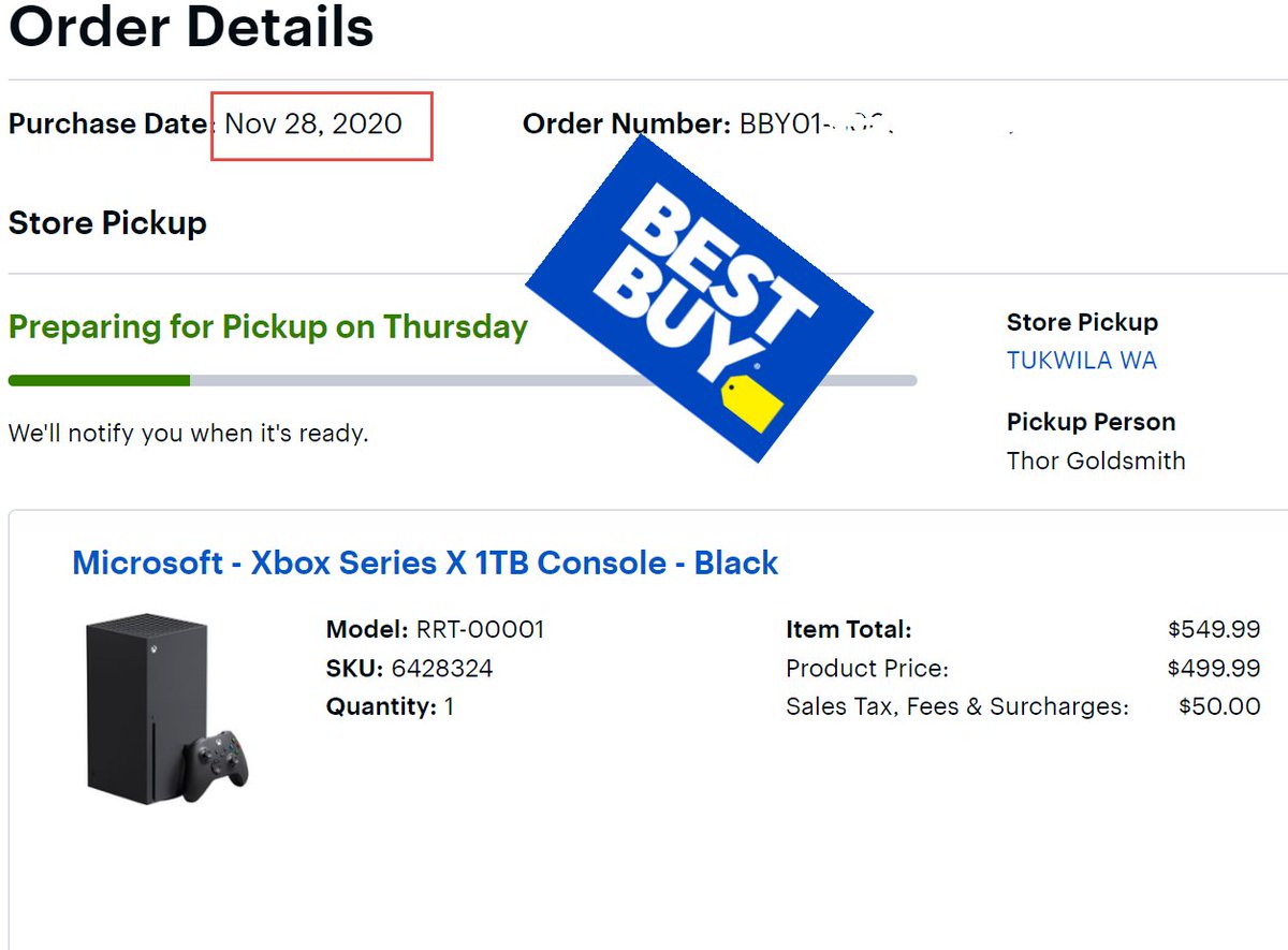 thorgoldsmith's tweet image. Bagged it... #XboxSeriesX Thanks! @Blaze2KX