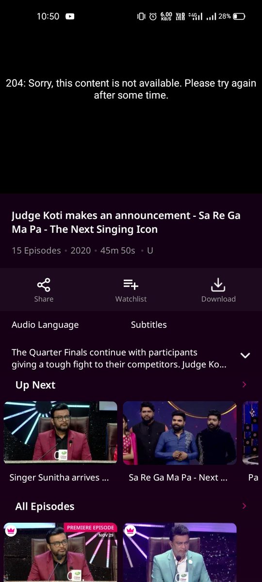 Sharf82109's tweet photo. @ZEE5Premium What's the use of this Premium account?
You're making fools of us continuously, worst app and service. 😡 https://t.co/2raL21JNTO