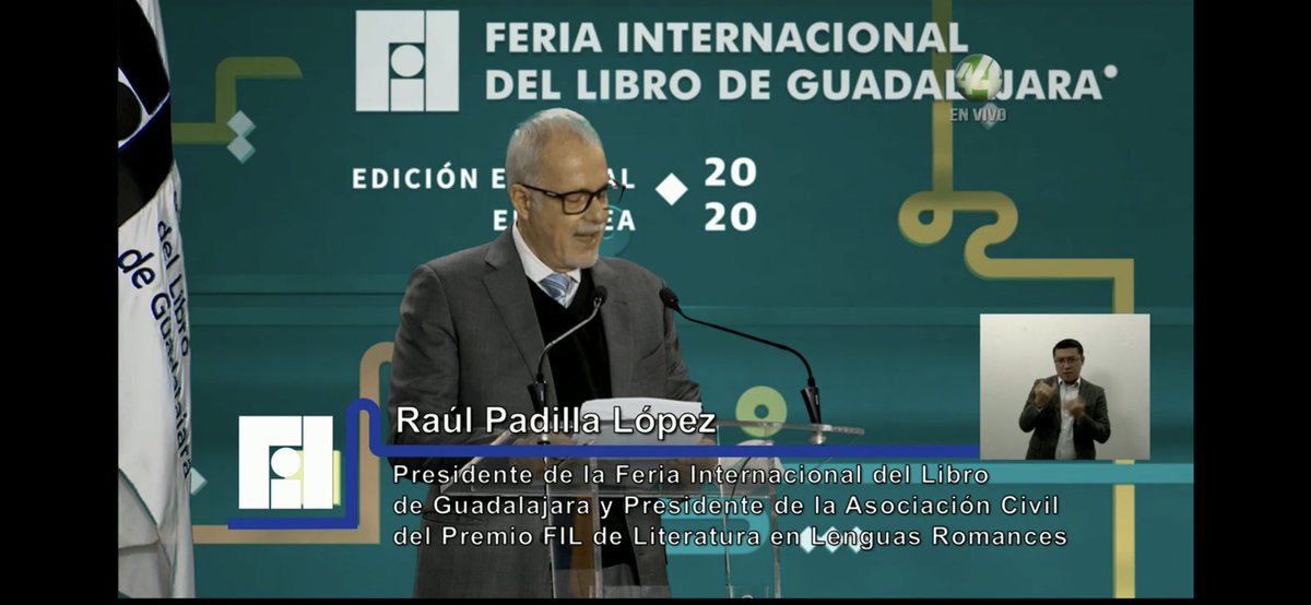 Les comparto el mensaje que ofrecí en la inauguración de la XXXIV edición de la <a href="/FILGuadalajara/">FIL Guadalajara</a> 
udgtv.com/noticias/jalis…