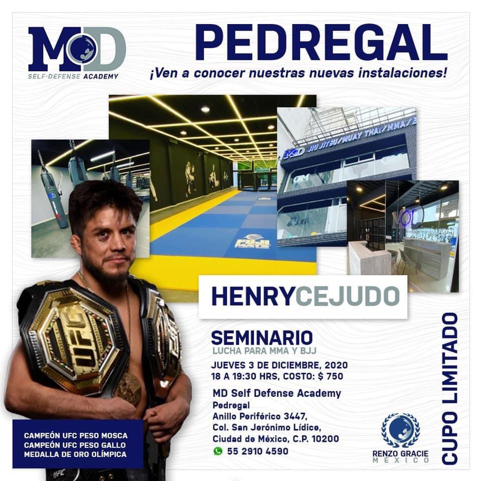 La prรณxima semana estarรก de visita en la cdmx Henry Cejudo posiblemente el maximo exponente de deportes contacto. No pierdan la oportunidad de entrenar con el y conocerlo. ยกLos esperamos! #MMA #MMAMexico https://t.co/uwXGkz0CA5