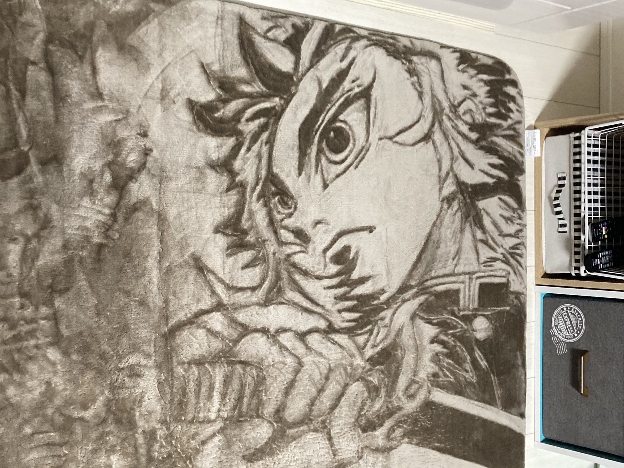 鬼滅の刃　煉獄杏寿郎　ラグマット　絨毯　新品 とっくん☘️🧪🌙 on X: 