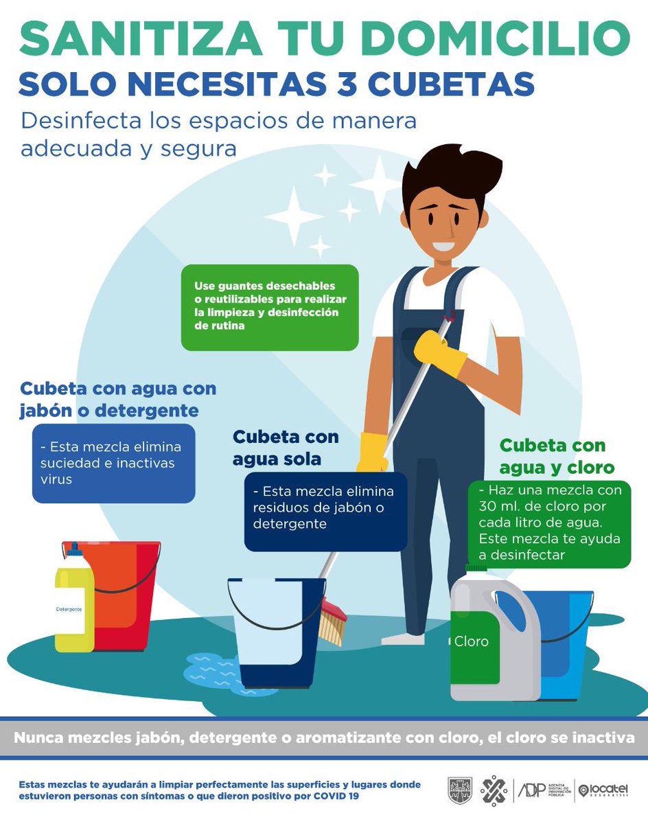 XochimilcoAl's tweet photo. Sanitizar nuestro hogar es sencillo y muy eficiente, pero para ello hay ciertos tips que te ayudarán. 🧹Chécalos 👇 https://t.co/kal4f6qqav