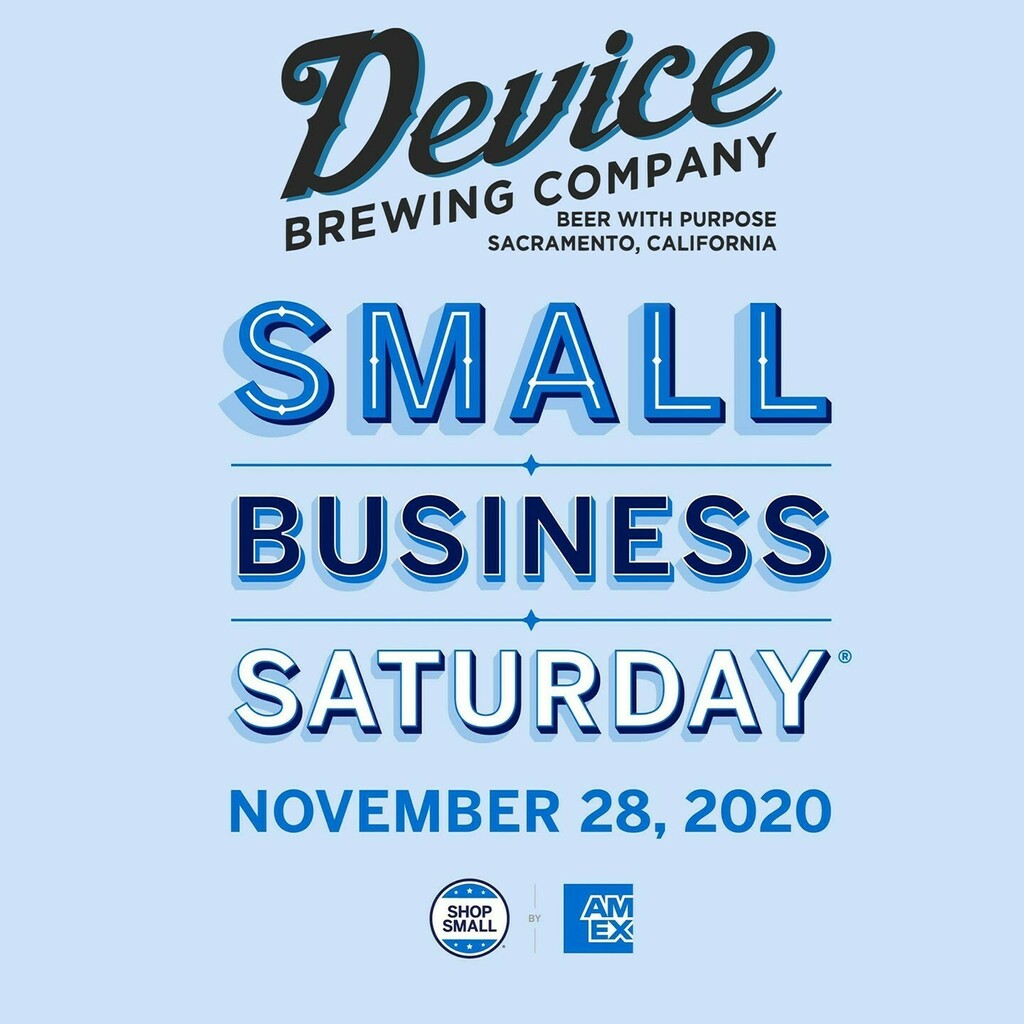 It’s a great day for holiday shopping! #ShopSmall with your favorite places – today and all season long.⁠
⁠
To celebrate Small Business Saturday today, we are offering $1 off all full pours of Device beer on tap and 20% off cases of Device 4-packs an… instagr.am/p/CIJIR81niba/