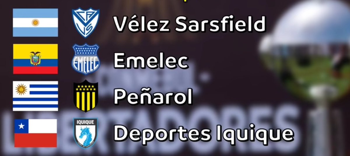Now moving to the 2013 Copa Libertadores Peñarol were drawn in group 4 with Vélez Sarsfield, Elmenec and Deportes Iquique