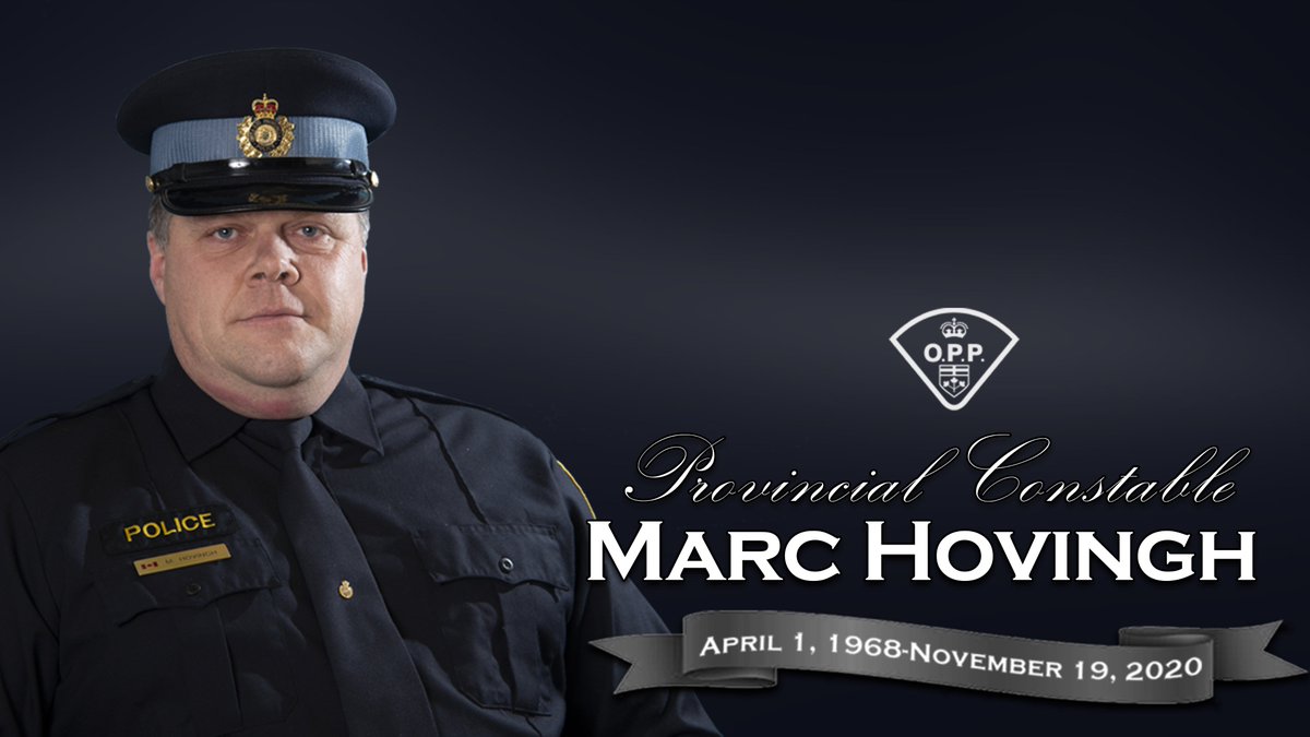 Tweet from CTV News (@CTVNews) CTV News (@CTVNews) Tweeted:
WATCH LIVE: A funeral is being held for OPP Const. Marc Hovingh, who was killed in the line of duty last week on Manitoulin Island: https://t.co/qNZj2ffxSi https://t.co/AIjlrx0Ea1 https://t.co/CXVqg3VmGe