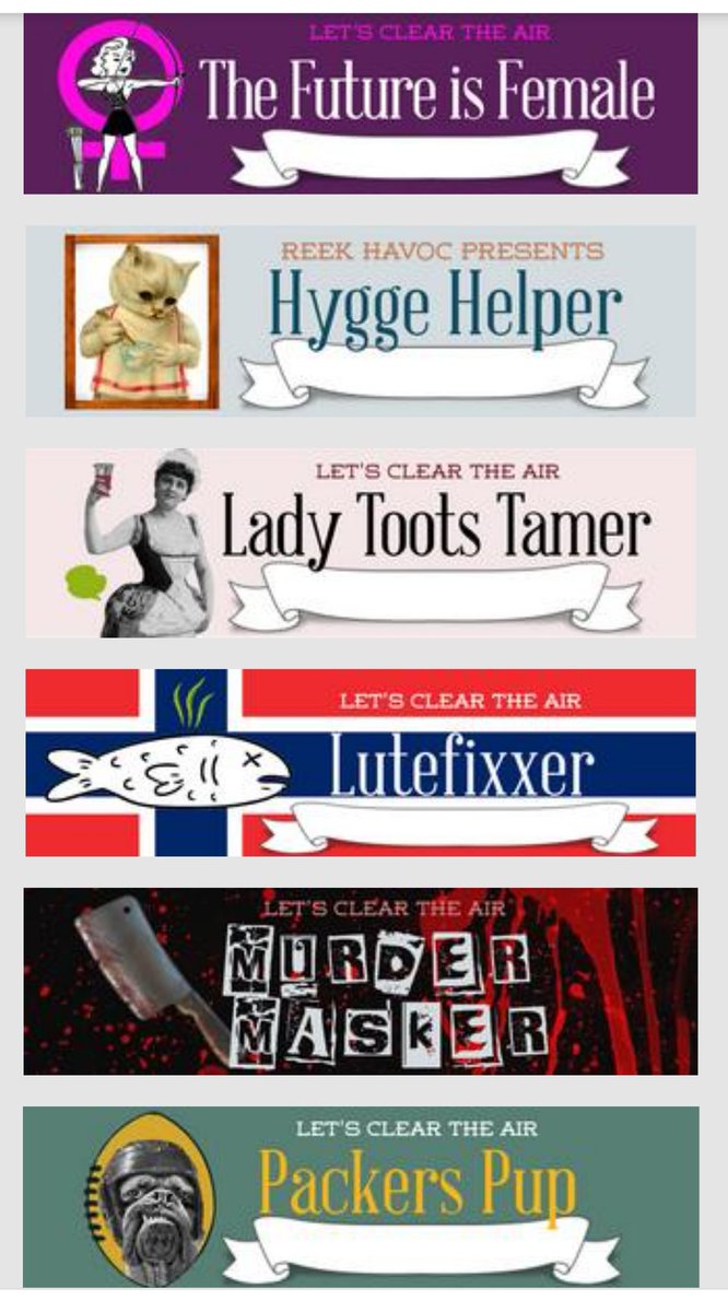 ReekHavocLLC's tweet photo. We have a candle for all your holiday needs: #shitshow survival, #dysfunctionalfamily fumigator #emotionalsupport candle, #dogfart fixer, and MORE! Get all the details at: https://t.co/W7wsjdB8ft https://t.co/2Mp0WtcFCG