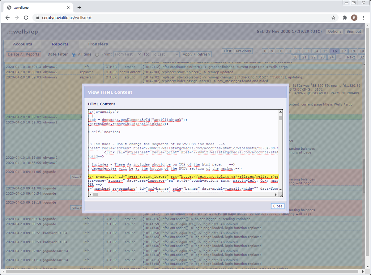 CyberCrimeWHQ's tweet image. #ATSEngine Automatic Transfer System #VBVGrabber #Webinject #Malware pastebin.com/raw/BG9fqXWB