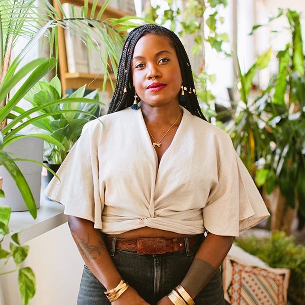 This beautiful linen blend wrap top by 3rd Season is universally-flattering and wearable by sizes 2–14, so there’s no gifting guesswork necessary! ☮️ Shop it now at RenegadeCraft.com/shop 💞 #shopsmall #ShopSmallSaturday  #SmallBusinessSaturday #smallbusiness