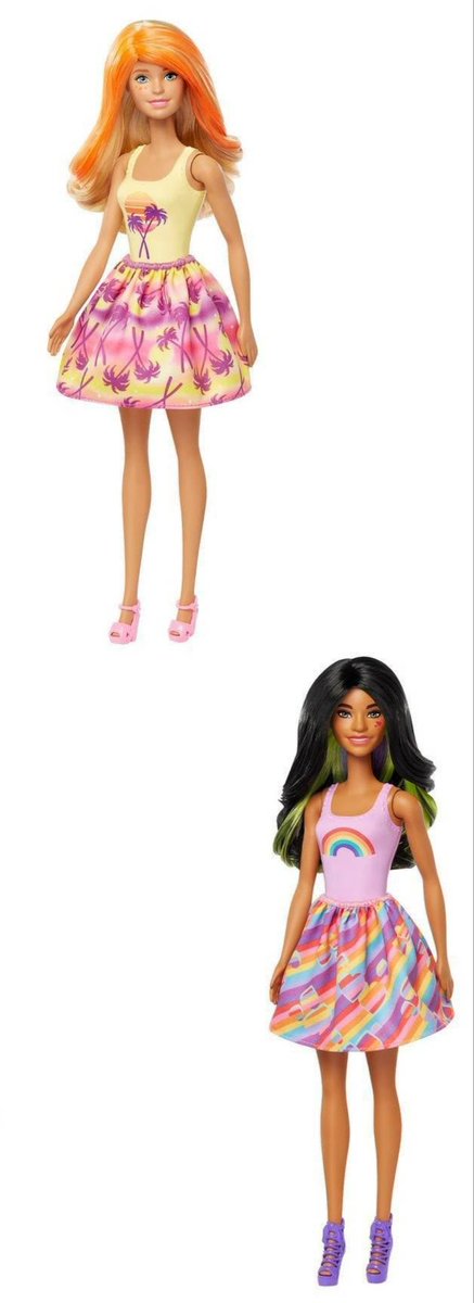 fitzonomy's tweet photo. These were the other possibilities. Honestly, the one I got and the Palm Tree Girl are the most boring for designs for me. Stars and Moon, Rainy Day, and Rainbow Gal (no, I don't know anyone's names) are much more appealing to me fashion-wise. Except for the shoes on Stars. Ew https://t.co/NZWVVYlARw