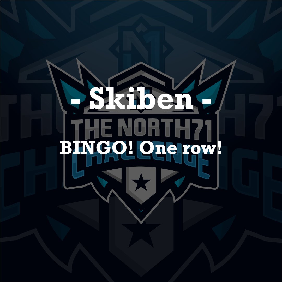 North71GG's tweet photo. BINGO! @SkibenTv with the first bingo row, just 30 min left, so everyone can still win! 🔥

https://t.co/wbw8wwCSta

📺https://t.co/BakQzg6VyR https://t.co/FQiRiXosK4