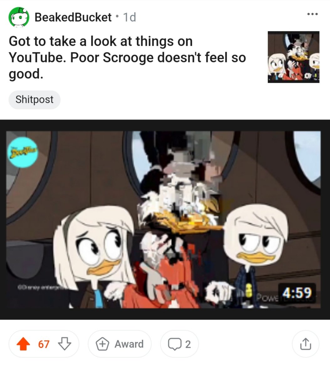 UGogoi49's tweet photo. I shouldn't change that thumbnail ๐
#Ducktales #DuckTales2017 #DucktalesSeason3 #TheFirstAdventure #idontfeelsogood #MEME #ScroogeMcDuck #YoungDonaldDuck #YoungDellaDuck https://t.co/FfqNwv1KFe